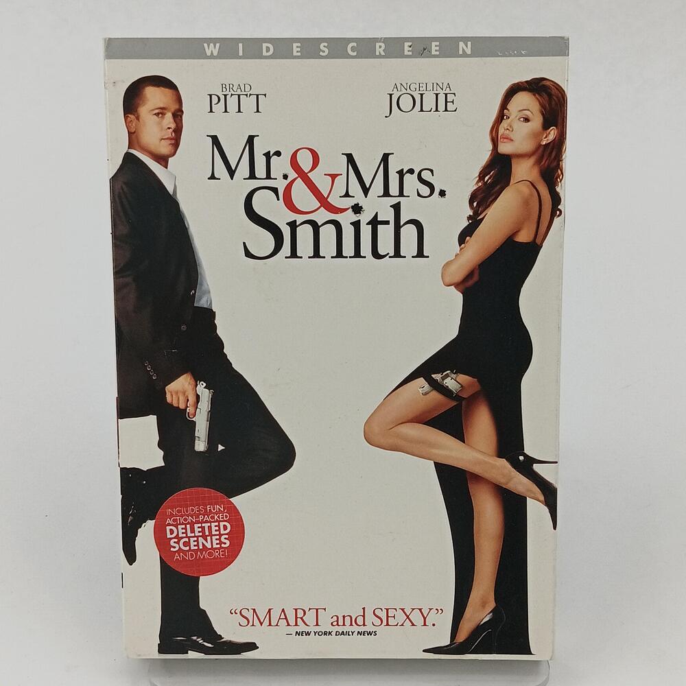 Mr. & Mrs. Smith DVD Widescreen Brad Pitt Angelina Jolie 2005 PG-13 Fox Movie